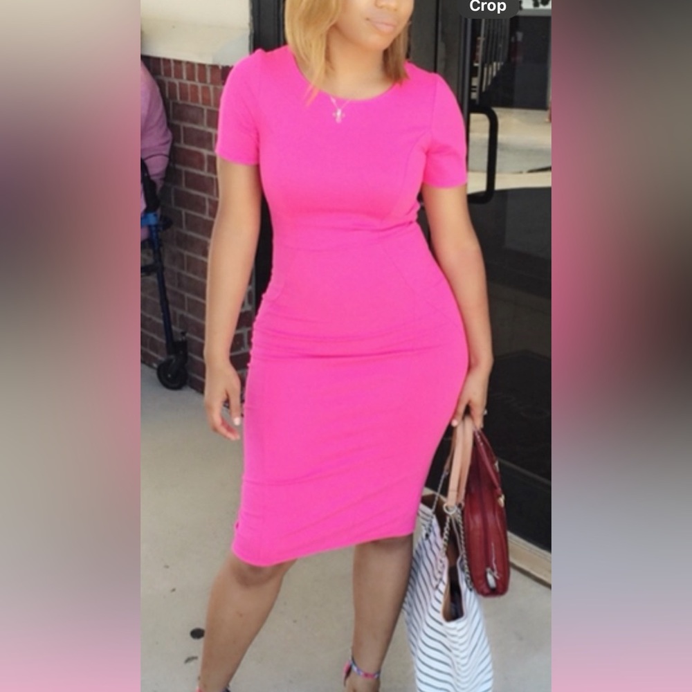 Pink Bodycon Dress